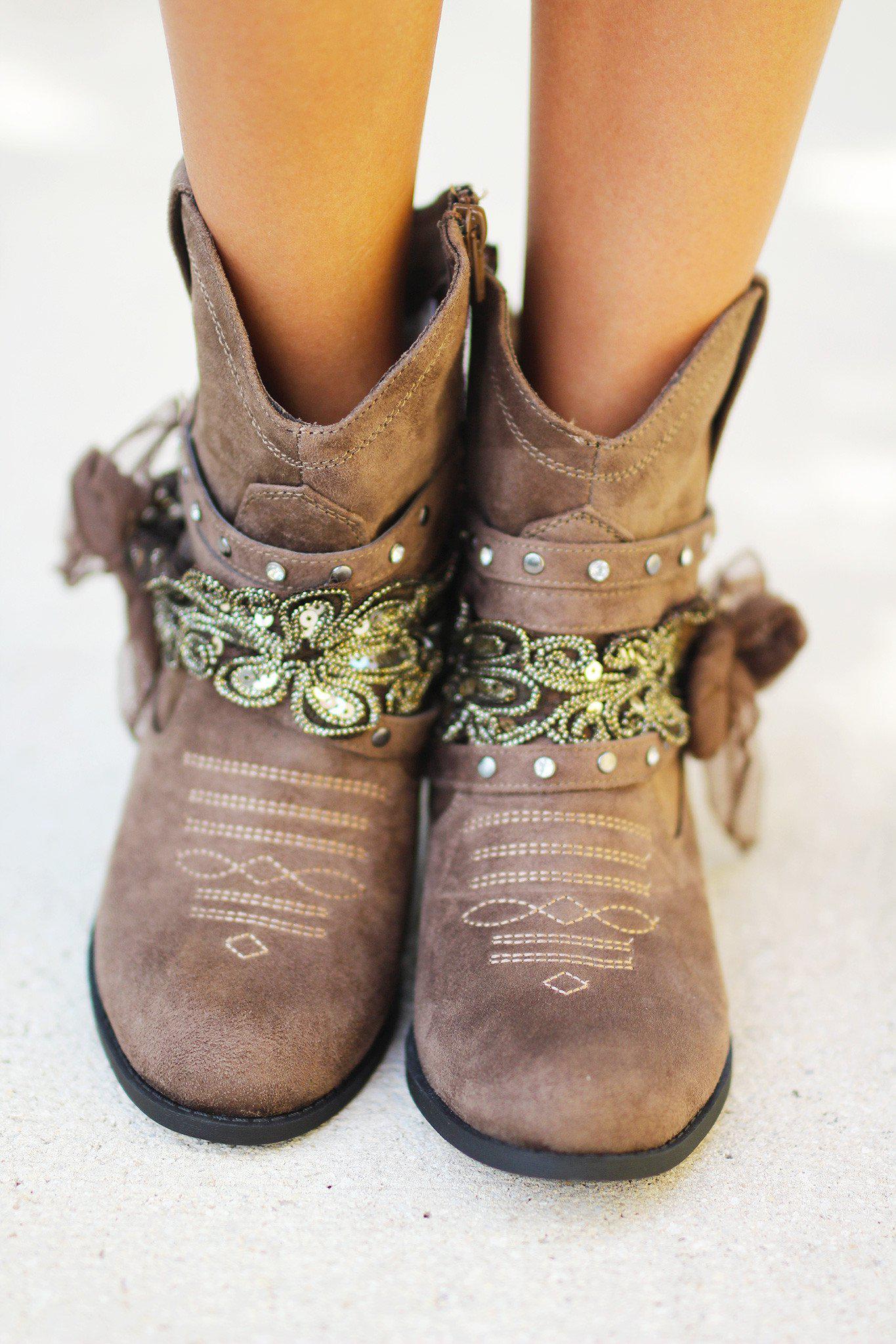 Midas Taupe Booties