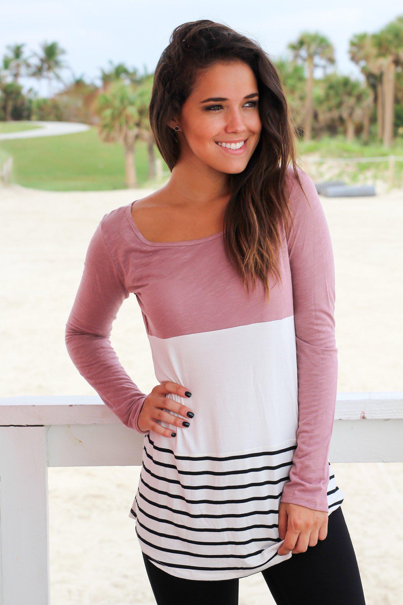 Chic Mauve Top with Stylish Crochet Back Design